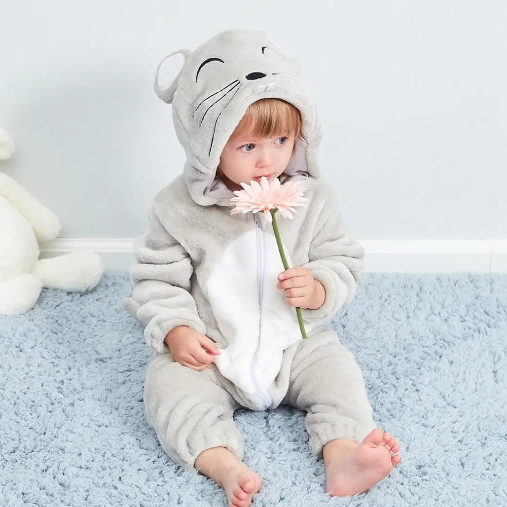 Baby Rompers Toddler Animal Jumpsuit Infant Clothes Pyjamas Kids