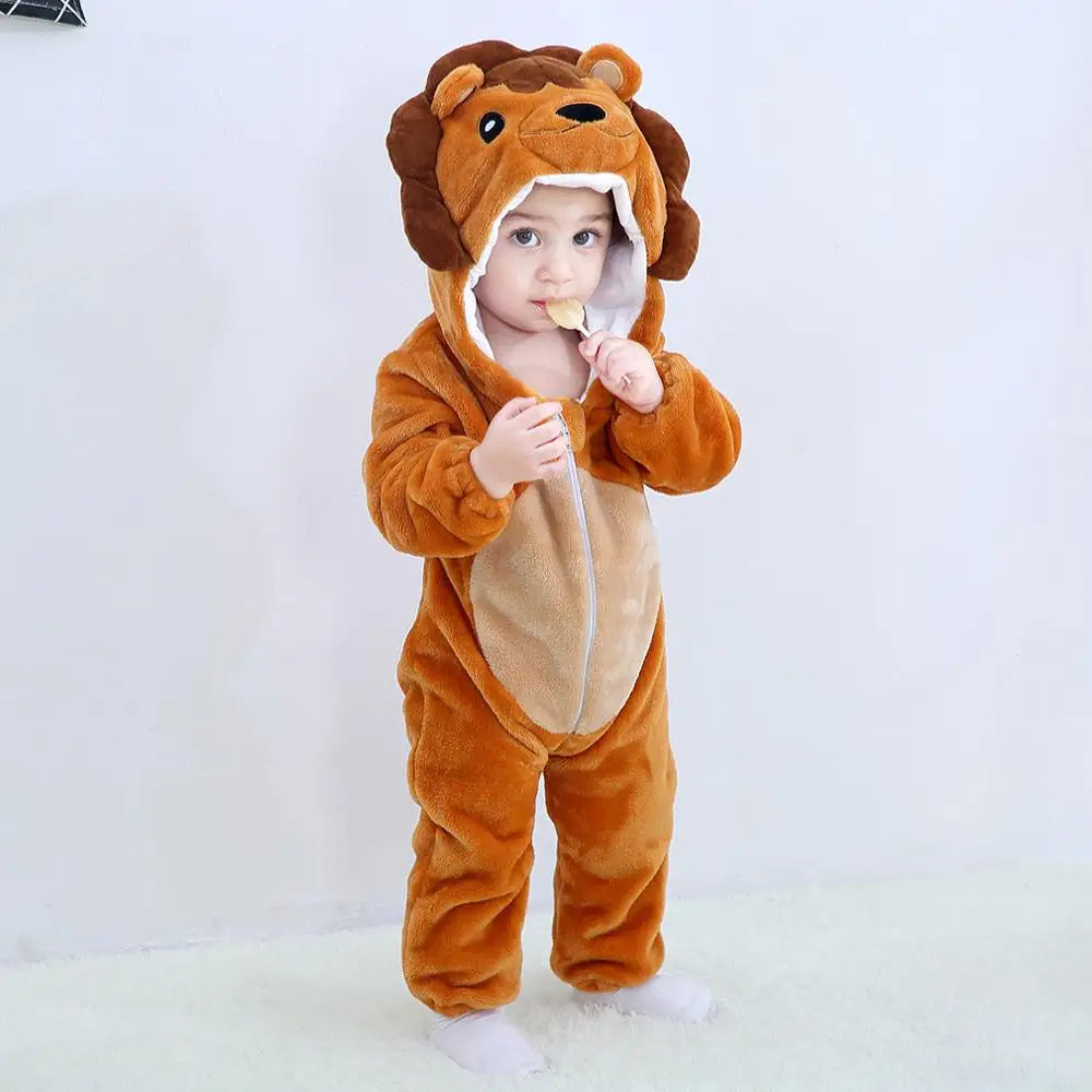 Baby Rompers Toddler Animal Jumpsuit Infant Clothes Pyjamas Kids