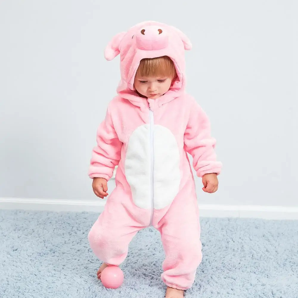 Baby Rompers Toddler Animal Jumpsuit Infant Clothes Pyjamas Kids