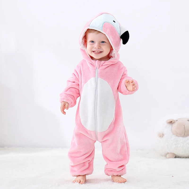 Baby Rompers Toddler Animal Jumpsuit Infant Clothes Pyjamas Kids