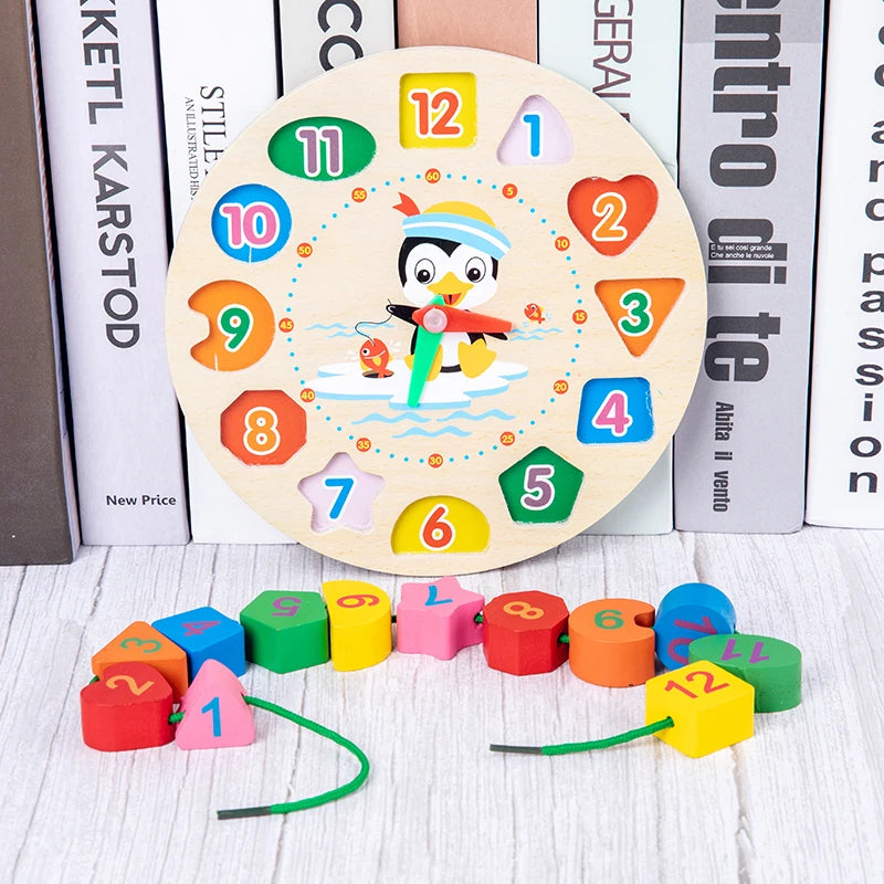 Wooden Montessori Educational Toys For Children Kids Early Learning Infant Shape Color Match Board Toy For 3 Year Old Kids Gift