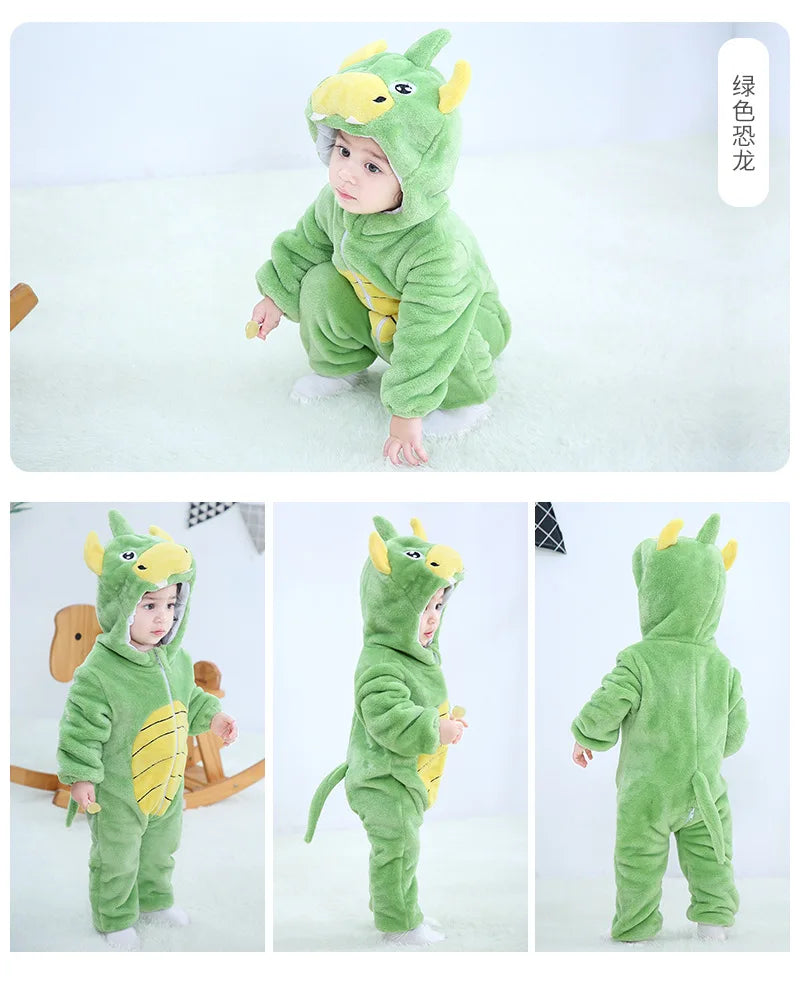 Baby Rompers Toddler Animal Jumpsuit Infant Clothes Pyjamas Kids