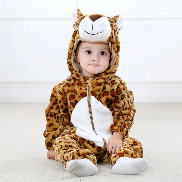 Baby Rompers Toddler Animal Jumpsuit Infant Clothes Pyjamas Kids