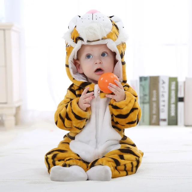 Baby Rompers Toddler Animal Jumpsuit Infant Clothes Pyjamas Kids